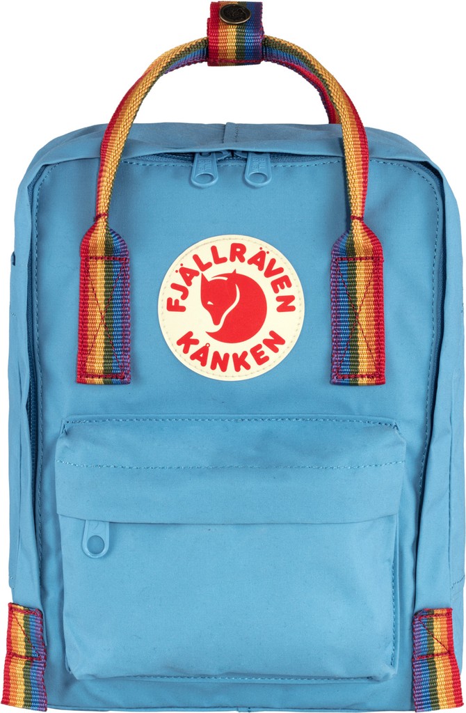 Blue and rainbow kanken store