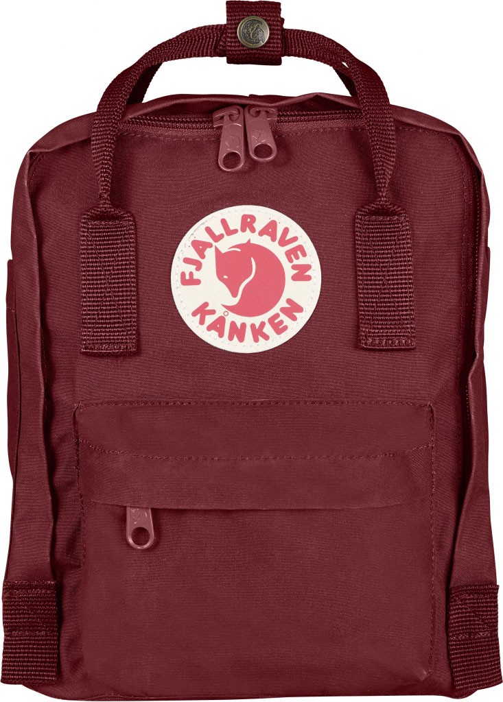Kanken mini forest green ox red clearance