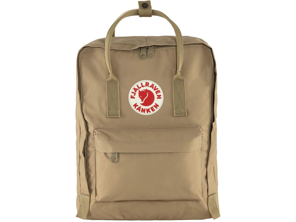 Fjallraven classic kanken backpack in green with contrast pink new arrivals