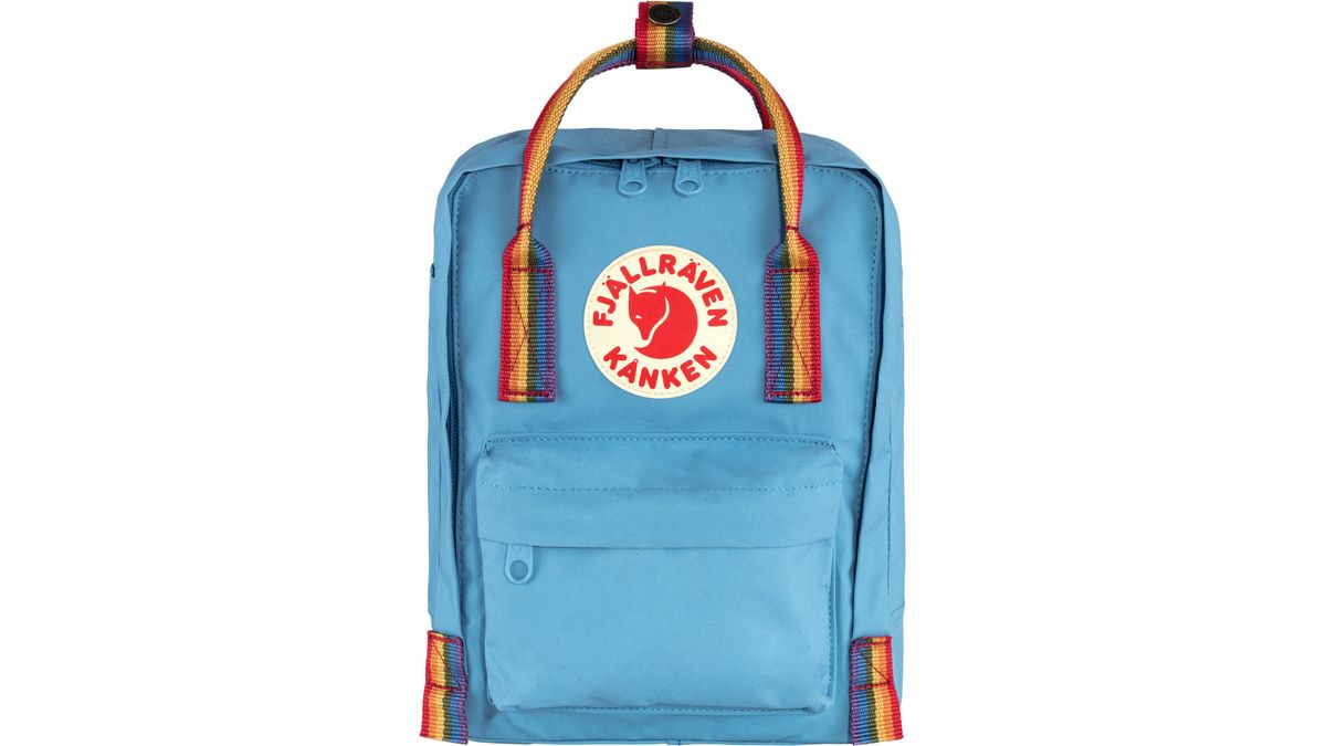 Blue and hot sale rainbow kanken