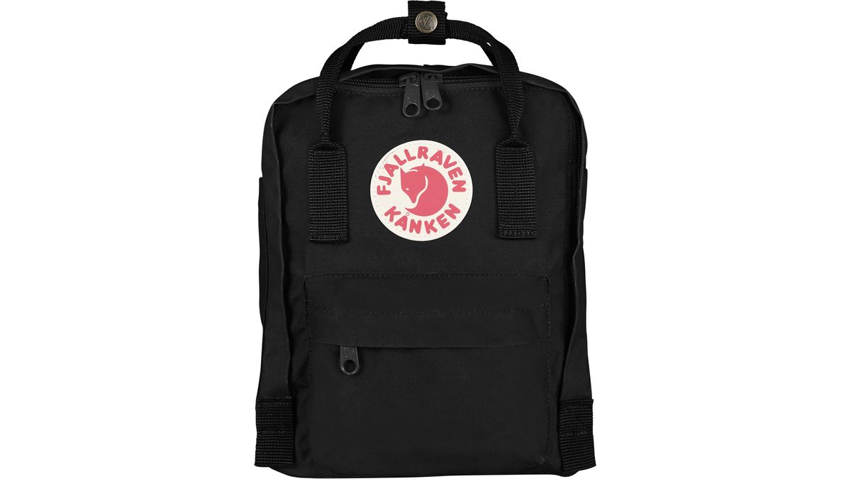 Mini black fjallraven kanken clearance