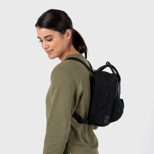Mini black fjallraven kanken cheap